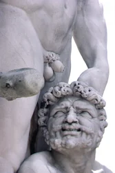 Herkules és Cacus szobrának részlete, 1534
