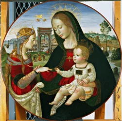Szent Katalin misztikus házassága, 1502-03 (tempera és olaj, panel)