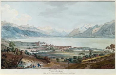 Kilátás Vevey-re