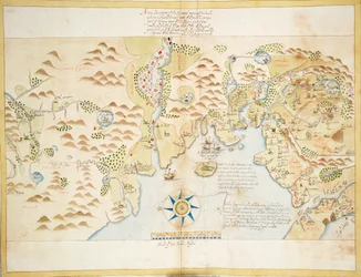 Donegal és Sligo öblök, Írország, 1600 körül (vászon, papír)