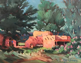 Las Palomas forrás Taosban, 1980-95 körül (olaj, vászon)
