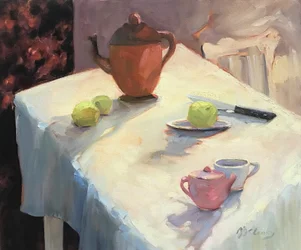 Teáskanna csendélet, 2003 (olaj, vászon)
