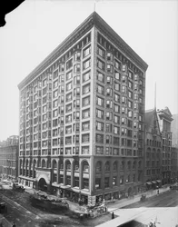 Chicago Stock Exchange, Chicago, Illinois, USA, 1907 körül (f/w fotó)