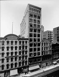 Clifton House, Thomas Church épülete és J. P. Atwater épülete, Chicago, Illinois, USA, 1900 körül (f/w fotó)