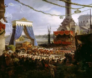 X. Károly beutazása Párizsba, felszentelése után, 1825. június 6