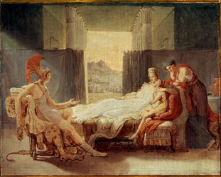 Vázlat Aeneashoz, aki elmeséli Didónak Trója szerencsétlenségeit, 1813 előtt