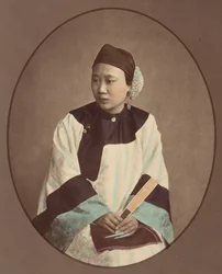 Lanxchow lány, 1870-es évek.