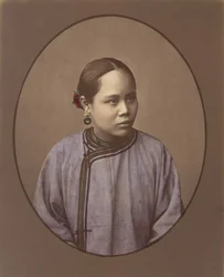 Lány Sanghajból, 1870-es évek.