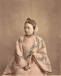 Lanxchow lány, 1870-es évek.