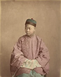 [Fiatal kínai úriember], 1870-es évek.