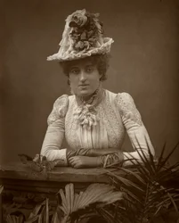 Cissy Grahame brit színésznő A zsebtolvajban, 1886.