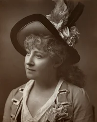 Lydia Thompson brit táncos, színésznő és színházi producer, 1886