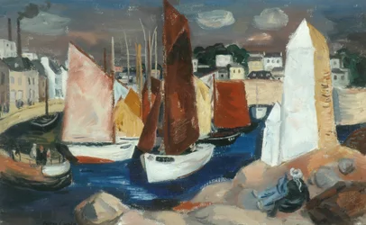 Concarneau kikötő (olaj, vászon)