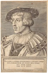 I. Ferdinánd császár portréja 1503-1564, 1531.