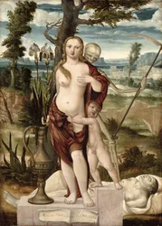 Vanitas (olaj, panel)