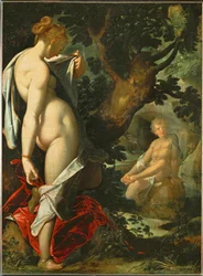 Hermaphroditus és a nimfa Salamacis