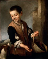 Fiú kutyával, c1650-c1660
