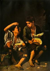 Gyümölcsöt evő fiúk, 1645, 1938