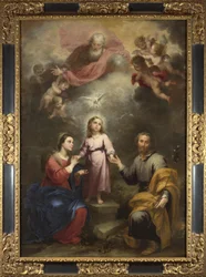 Az égi és földi háromság Pedroso Murillo, c. 1680