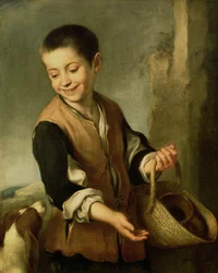 Fiú kutyával, 1650 körül