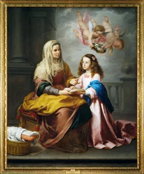 Szent Anna és a Szűzanya (festmény, vászon)