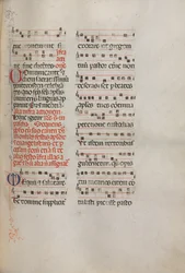 Missale: Fol. 181: Zene különféle hétköznapi imákhoz, 1469.