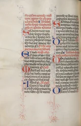 Missale: Fol. 319v: Szent Ferenc és Szent Ferenc teljes mise, 1469.