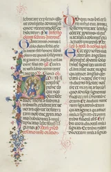 Missale: Fol. 322v: Szűz az apostolok és szentek között, 1469.