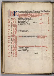 Missale: Fol. 3v: februári naptároldal, 1469.