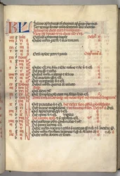 Missale: Fol. 6r: júliusi kalendárium oldal, 1469.