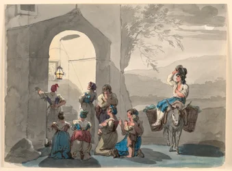 Rajz, Ave Maria Tivoliban, 1807-08