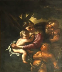 Szent család és Szent János.