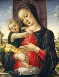 Madonna és gyermeke, 1475 körül (tempera, nyárfa tábla)