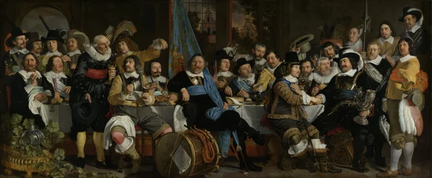 A nyilasok céhének bankettje a münsteri békeszerződés ünnepén, 1648