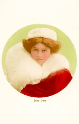 Zena Dare 1887-1975, angol színésznő, 20. század eleje.