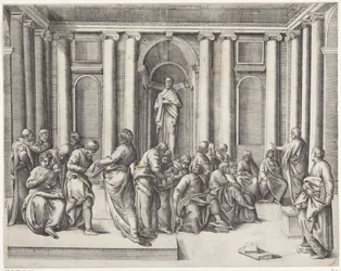Krisztus az írástudók között a templomban