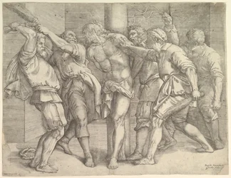A zászlózás, kb. 1552-61.