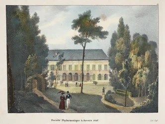 Phylharmonic Society in Antwerpen 1826, 1895 körül (photochrom)