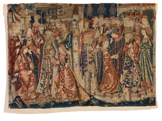 Gobelin, Az eljegyzés és a házasság „Les Fiancailles et le Marriage de Marie de Bourgogne et de Maximilien”, Tournaiból vagy Brüsszelből