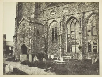 Cromer templom déli oldala, kb. 1850-es évek.