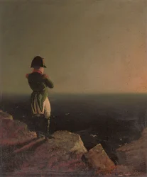 Napóleon Bonaparte elmélkedve Szent Ilona szigetén, 1841