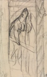 Duncan meggyilkolása - Lady Macbeth Macbethhez és a holttesthez közeledik