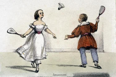 Szórakozás, házi tyúkoktól állatok grafikus illusztrációin – Hasznosságuk bemutatása az ember számára az élet során és a halál utáni használat során, 1845 körül