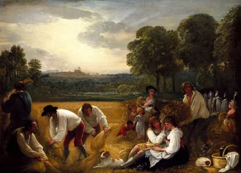 Betakarítás Windsorban Benjamin West, PRA