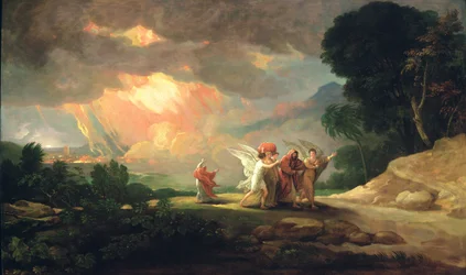 Lót menekül Szodomából, 1810