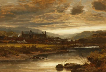 Tintern apátság, Wales, 1889