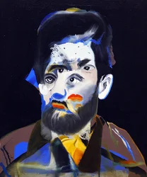 50 jelentős író a történelemben : Émile Zola, 2015 (olaj és akril, vászon)