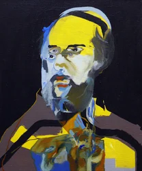50 jelentős író a történelemben : Paul Verlaine, 2015 (olaj és akril, vászon)