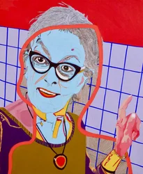 A bolondok hajója : Genevieve, 2020 (olaj, vászon)