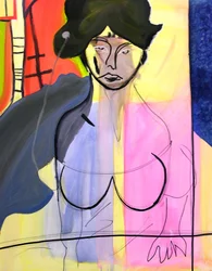 Miss N. 1, 2000 (olaj, vászon)